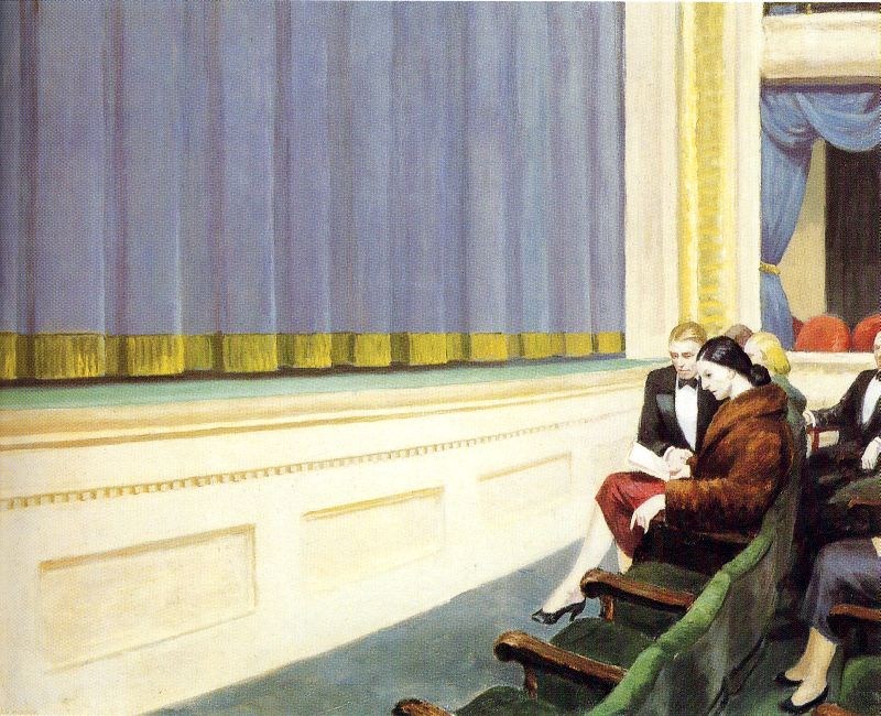 Edward Hopper First Row Orchestra